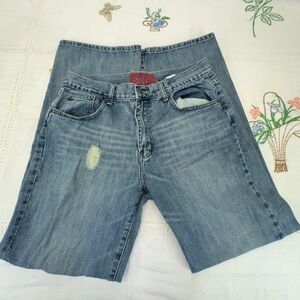 Vintage BDG Light Wash Men’s Straight Leg Jeans 32x32 Distressed 90s Style